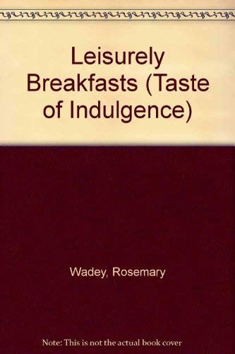 Leisurely Breakfasts