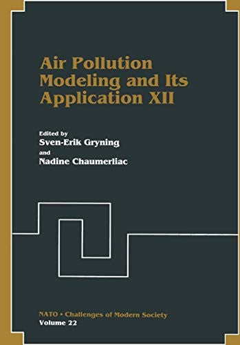Air Pollution Modeling and Its Application XII