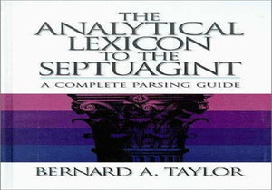 Analytical Lexicon to the Septuagint 