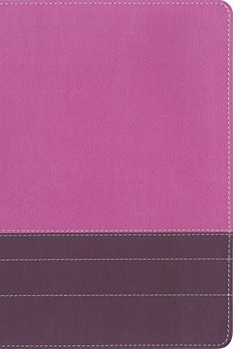 NIV, Life Application Study Bible, Second Edition, Large Print, Leathersoft, Pink/Purple