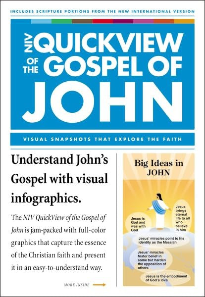 NIV, QuickView of the Gospel of John, Paperback