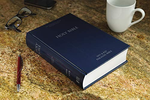 NIV, KJV, Parallel Bible, Large Print, Hardcover