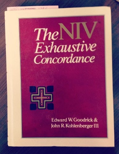The Niv Exhaustive Concordance