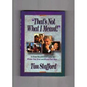 That's Not What I Meant 