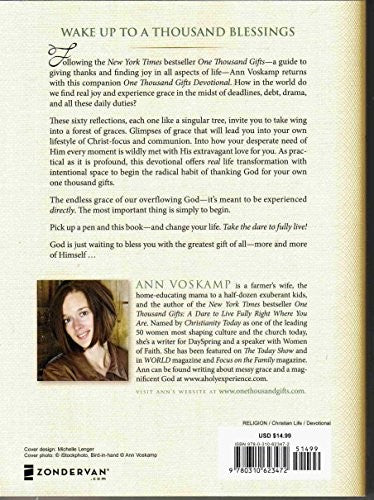 One Thousand Gifts: Reflection on finding everyday graces, devotional