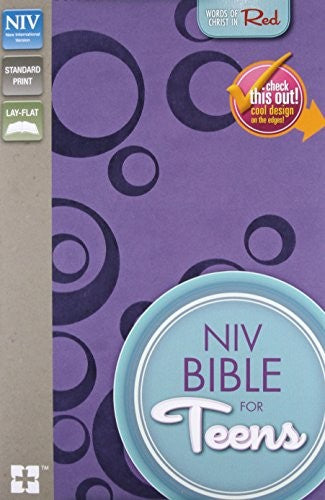 NIV, Bible for Teens, Imitation Leather, Purple, Red Letter
