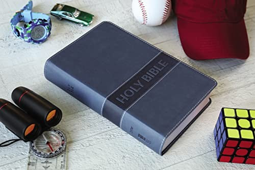 NIrV, Gift Bible, Leathersoft, Blue