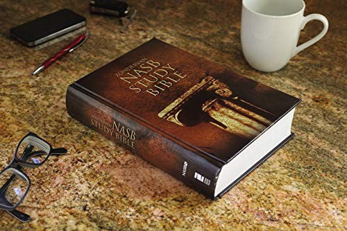 NASB, Zondervan NASB Study Bible, Hardcover, Red Letter