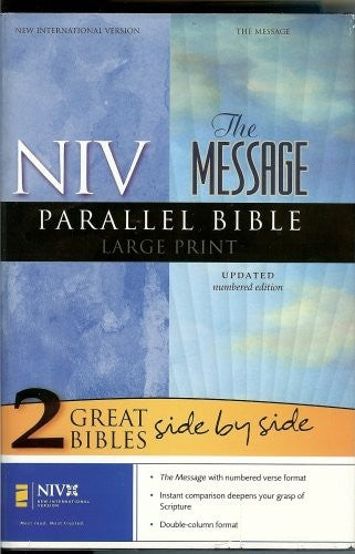 NIV/the Message Parallel Bible