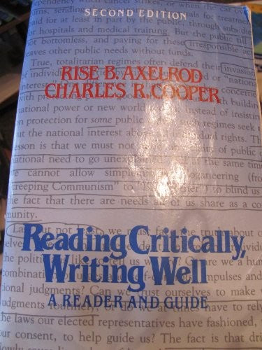 Reading Critically, Writing Well