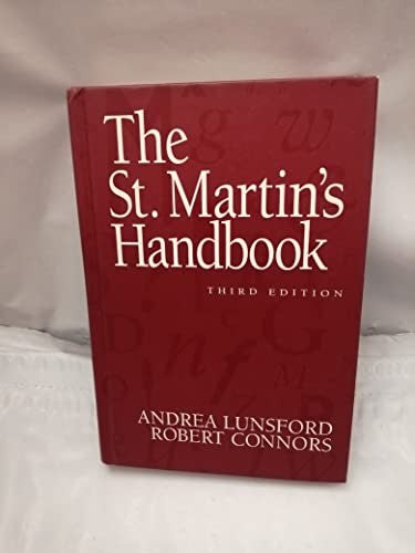 St. Martin's Handbook