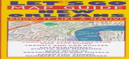 Let's Go New Orleans Map Guide By Let's Go Map Guides| World of Books US