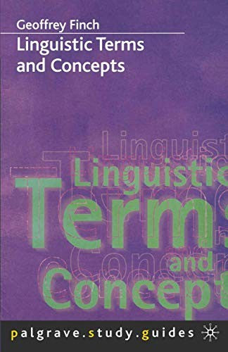 Linguistics Terms and Concepts
