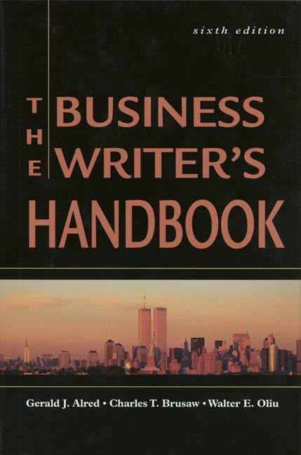 The Business Writer's Handbook, Sixth Edition