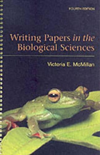 Writing Papers in the Biological Sciences