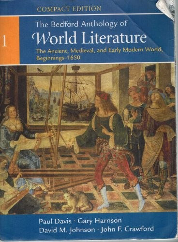 The Bedford Anthology of World Literature, Compact Edition, Volume 1