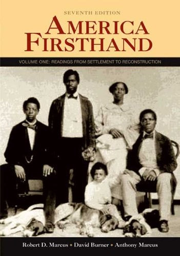 America Firsthand, Volume One