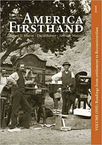 America Firsthand, Volume One