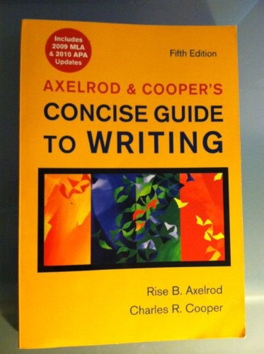 Axelrod & Cooper's Concise Guide to Writing
