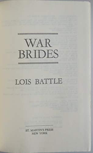 War Brides
