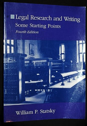 Legal Research and Writing