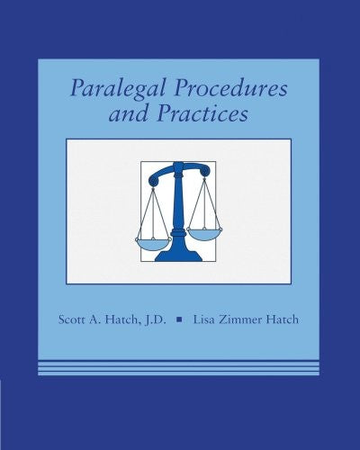 Paralegal Procedures and Practices