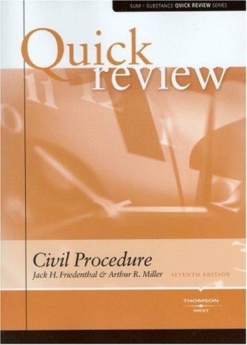 Sum and Substance Quick Review on Civil Procedure