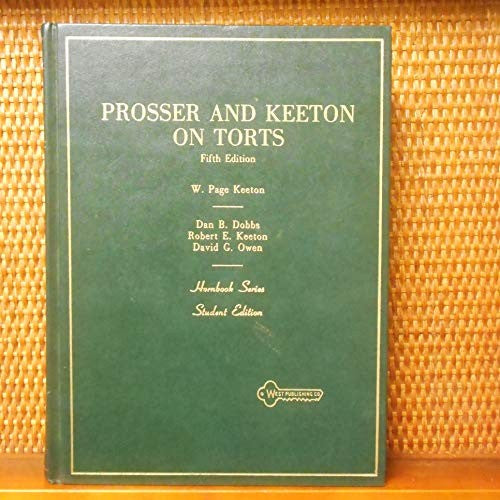 Prosser Law Torts - Ed5
