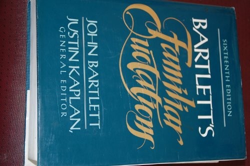 Bartlett's Familiar Quotations