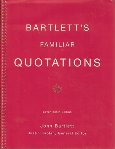 Bartlett's Familiar Quotations