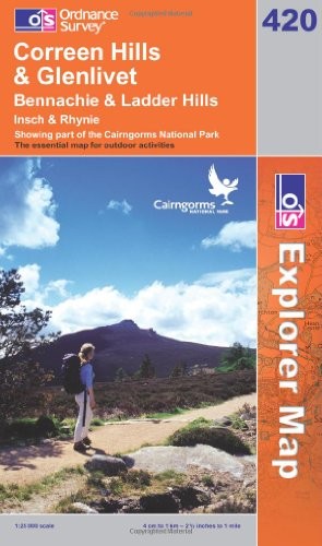Coreen Hills and Glenlivet, Bennachie and Ladder Hills, Insch and Rhynie