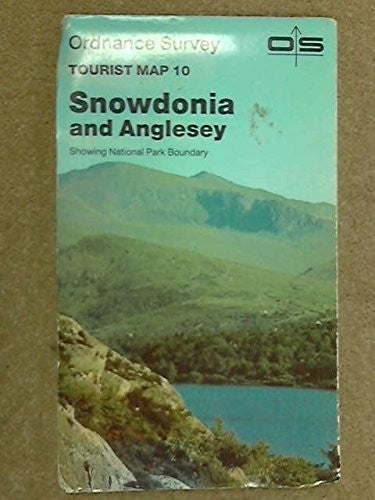 Ordnance Survey Tourist Map 10: Snowdonia and Anglesey..Showing National Park Boundary