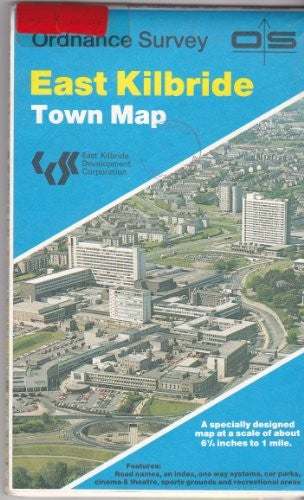 Ordnance Survey East Kilbride Town Map