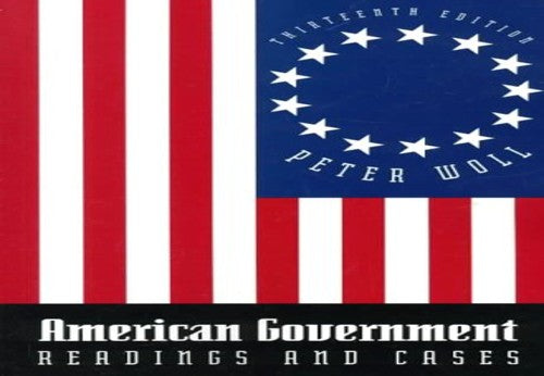 American Government: Readings and Cases
