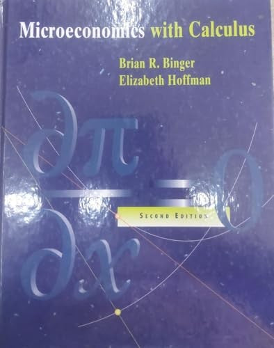 Microeconomics With Calculus