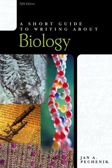A Short Guide to Writing About Biology