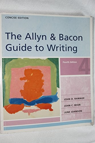The Allyn & Bacon Guide to Writing
