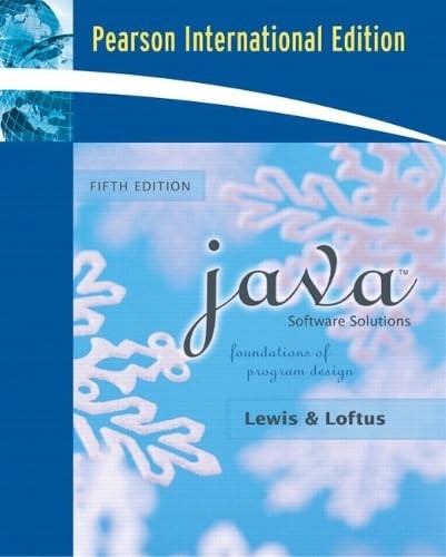 Java Software Solutions