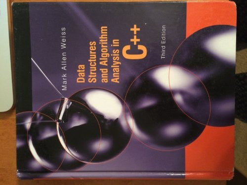 Data Structures and Algorithm Analysis in C++