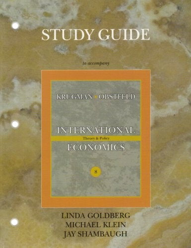 Study Guide for International Economics