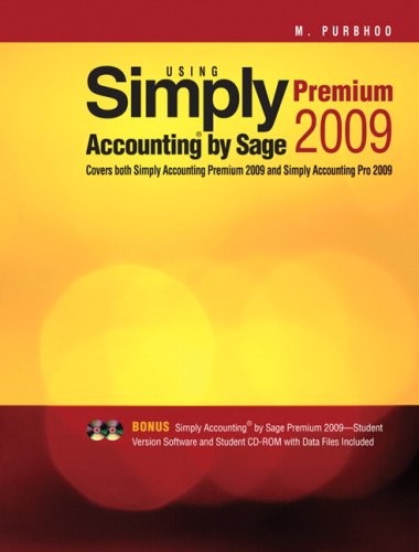 Using Simply Accounting by Sage Premium 2009