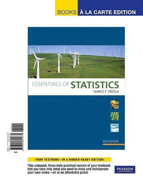 Essentials of Statistics