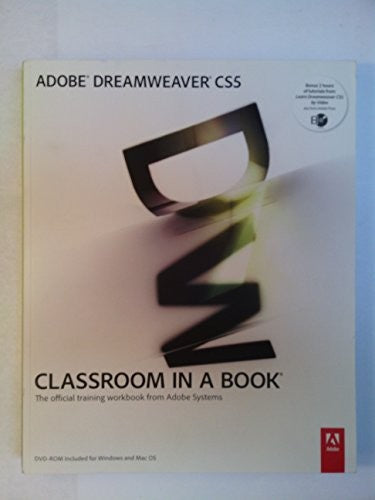 Adobe Dreamweaver CS5 Classroom in a Book