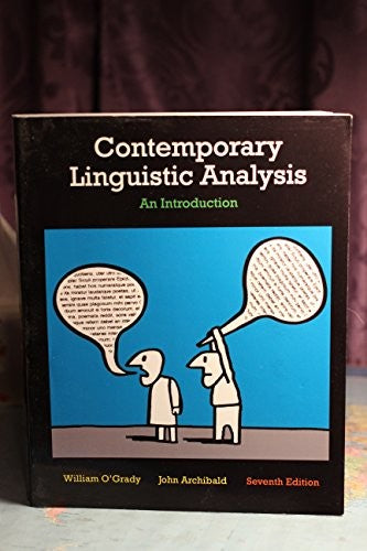 Contemporary Linguistic Analysis: An Introduction (7th Edition)