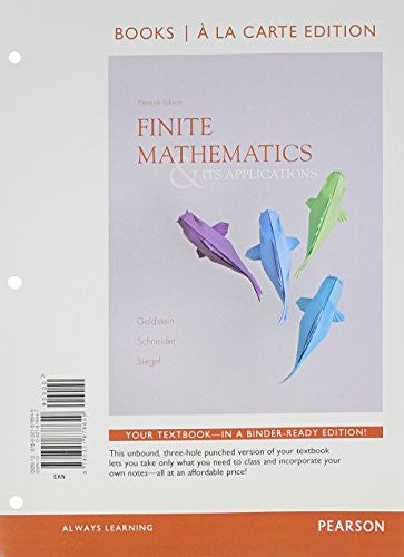 Finite Mathematics & Its Applications