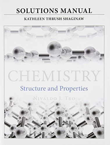 Solutions Manual for for Chemistry