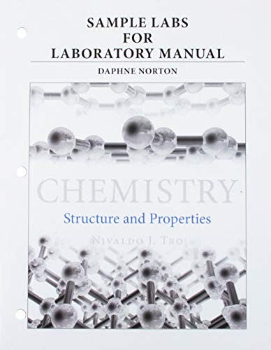 Sample Labs for Laboratory Manual for Chemistry