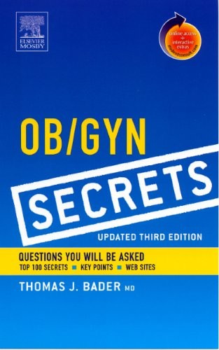 Obstetrics and Gynaecology Secrets