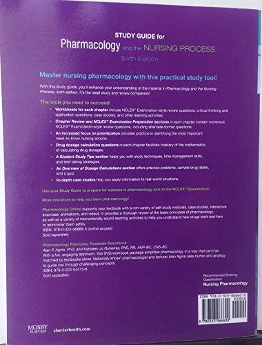 Study Guide for Pharmacology and the Nursing Process