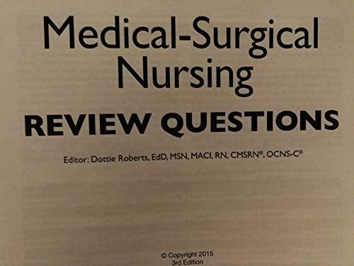 Study Guide for Medical-Surgical Nursing